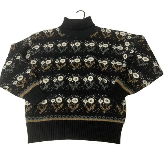 Vintage Patterned Sweater - Picture 1 of 8